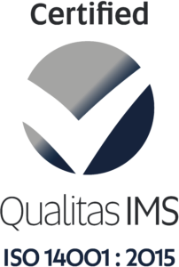 ISO 14001 Certified · Qualitas IMS